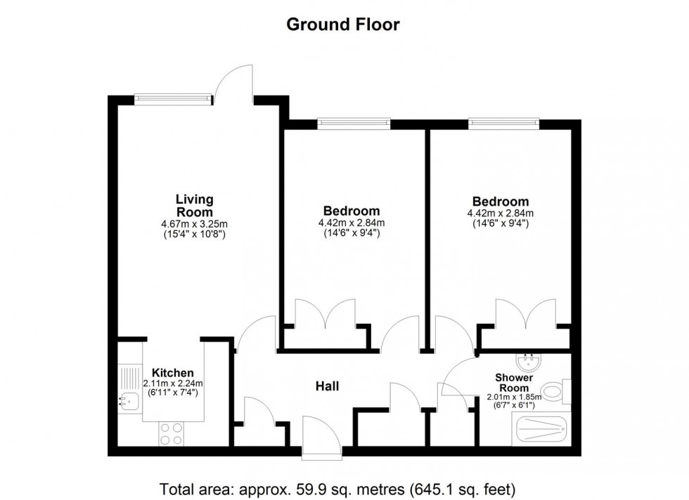 Floorplan for Marsham Street, Maidstone