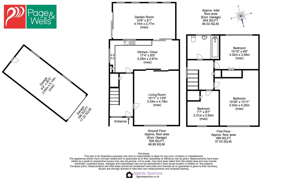 Floorplan for Eddington Close, Maidstone