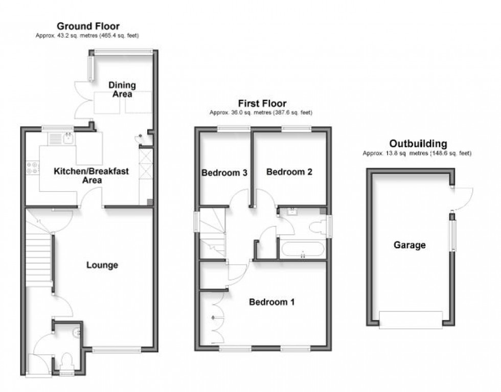 Floorplan for Whiffen Walk, East Malling, West Malling