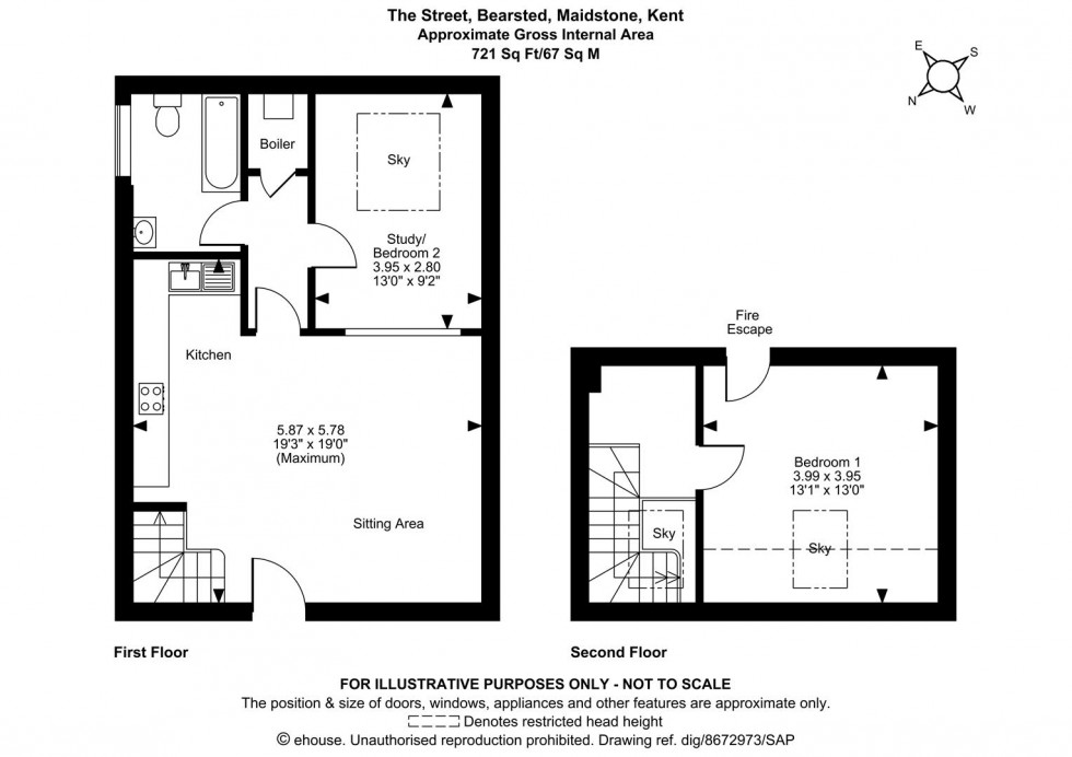 Floorplan for The Street, Bearsted, Maidstone