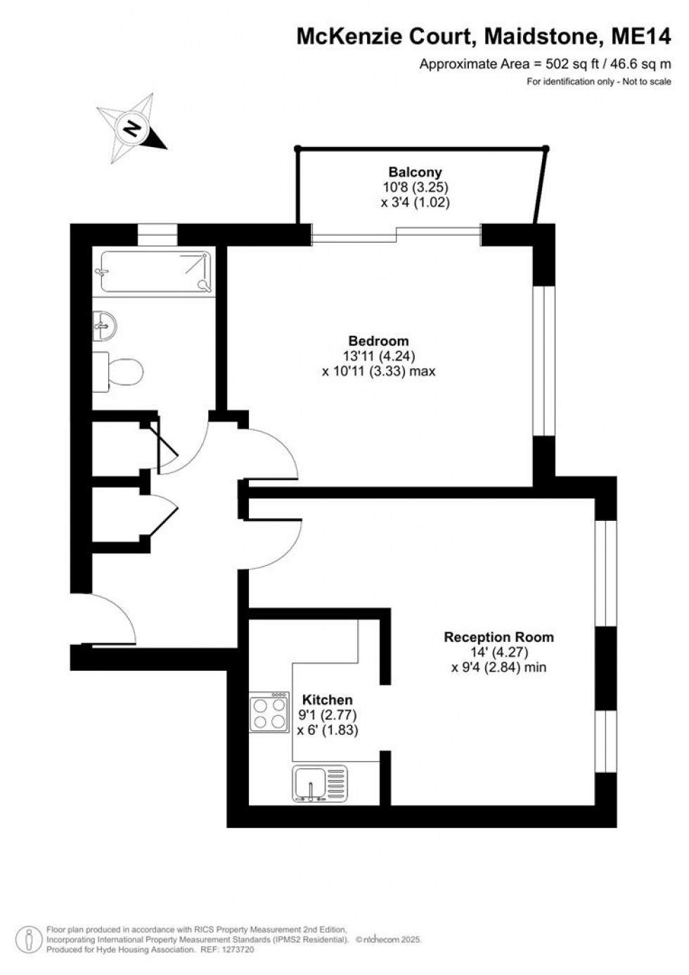 Floorplan for Mckenzie Court, Maidstone