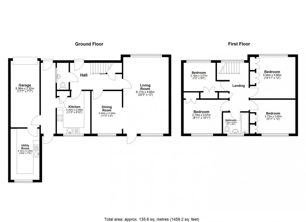 Floorplan for Frinstead Walk, Maidstone