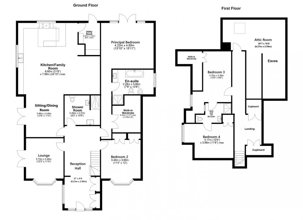 Floorplan for North Pole Road, Barming, Maidstone