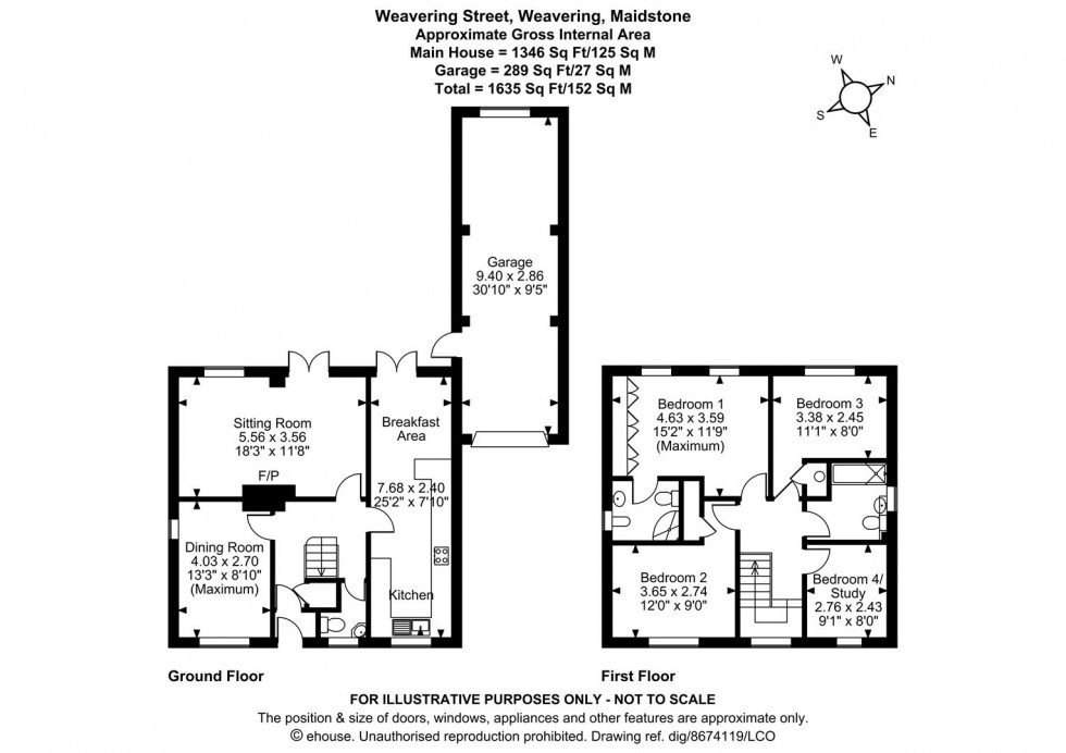 Floorplan for Weavering Street, Weavering, Maidstone