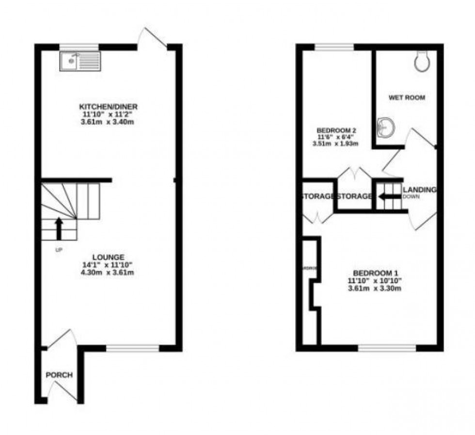 Floorplan for The Hurstings, Maidstone