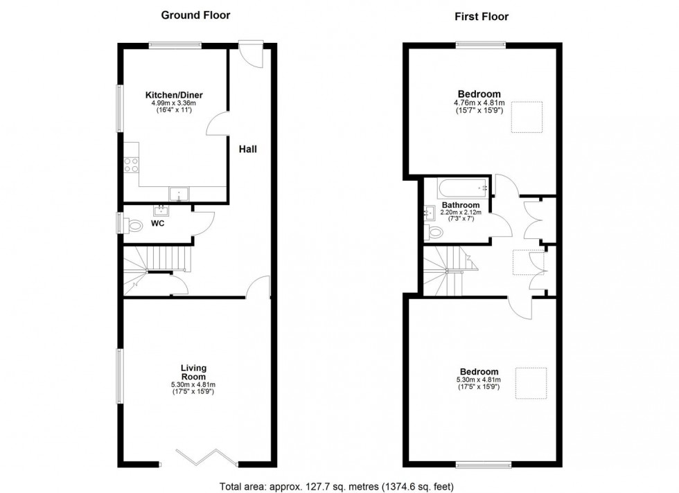 Floorplan for Charlton Lane, West Farleigh, Maidstone