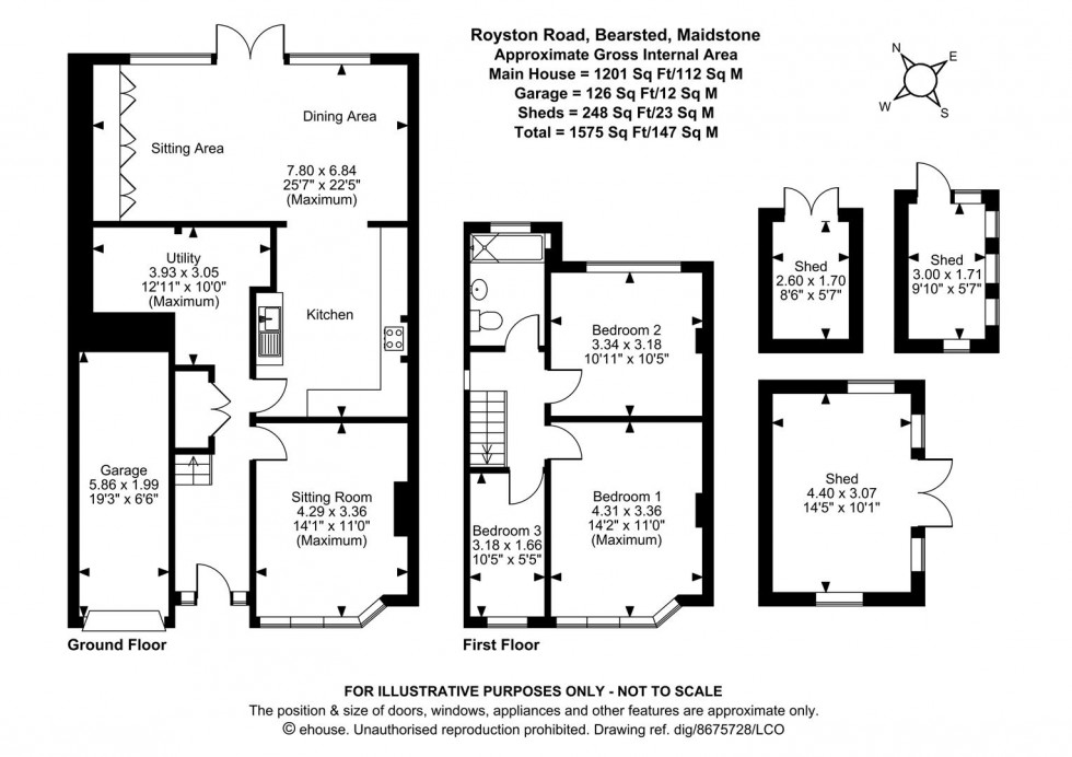 Floorplan for Royston Road, Bearsted, Maidstone