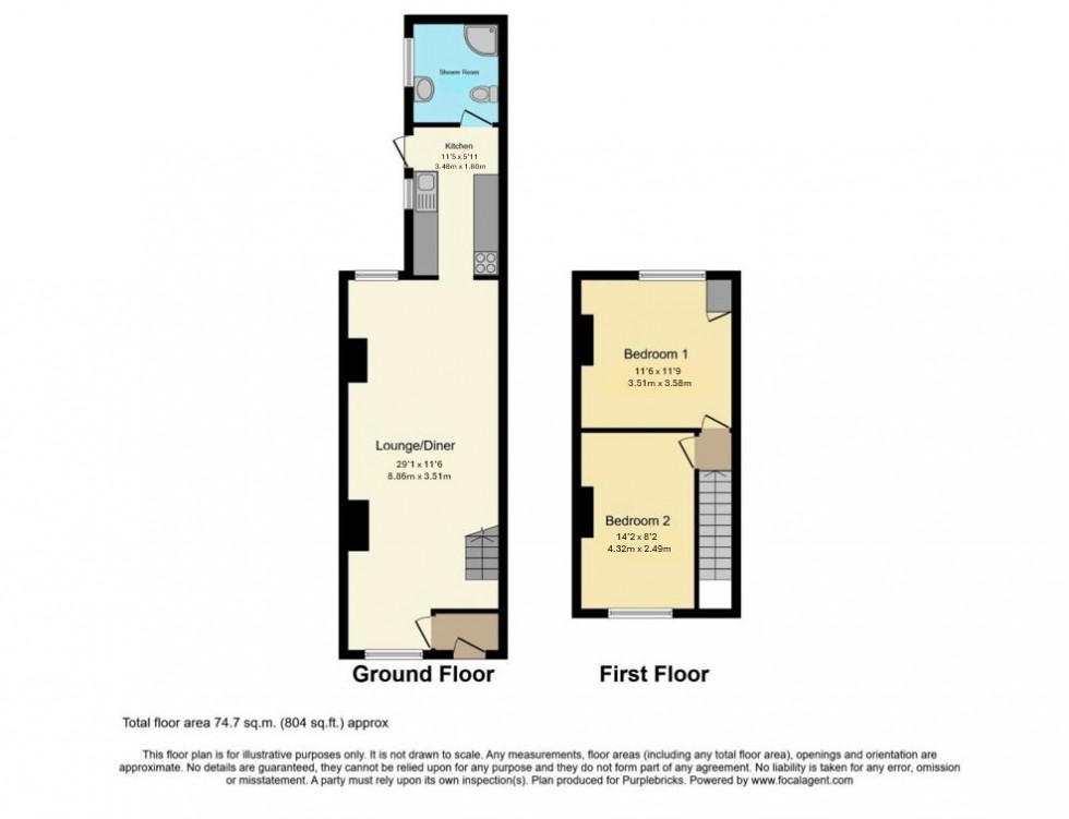 Floorplan for Rochester Road, Burham, Rochester