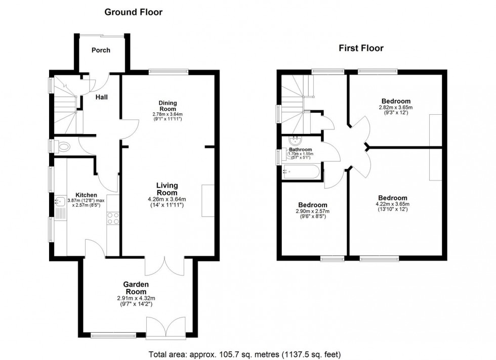 Floorplan for West Walk, Maidstone
