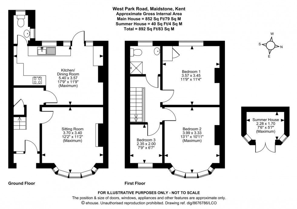 Floorplan for West Park Road, Maidstone