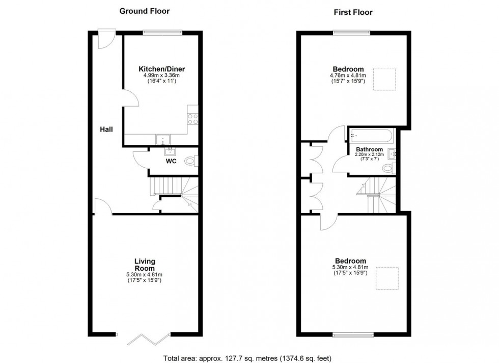 Floorplan for Charlton Lane, West Farleigh, Maidstone