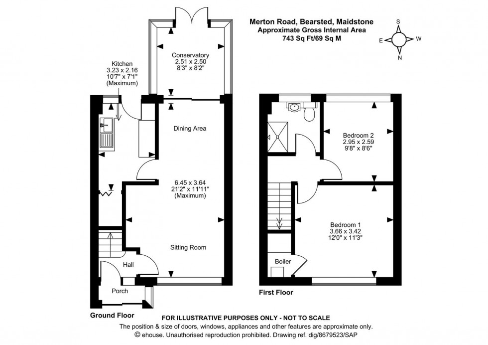Floorplan for Merton Road, Bearsted, Maidstone