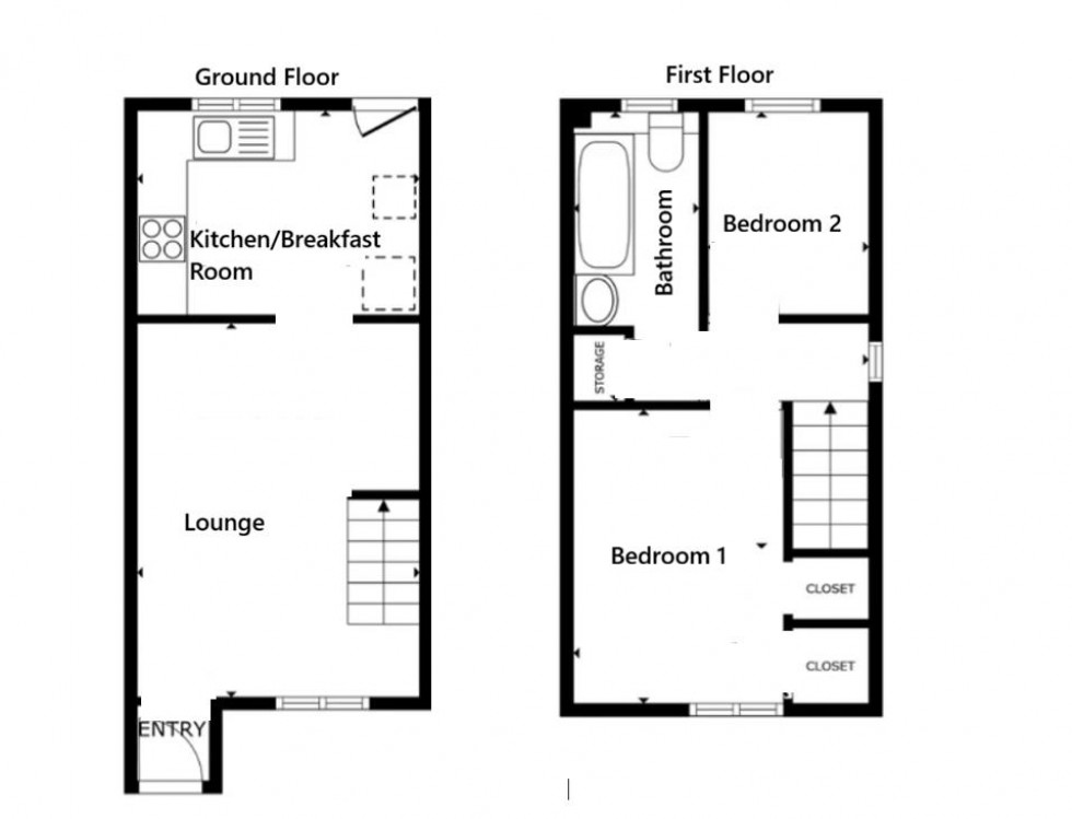 Floorplan for Launder Way, Maidstone
