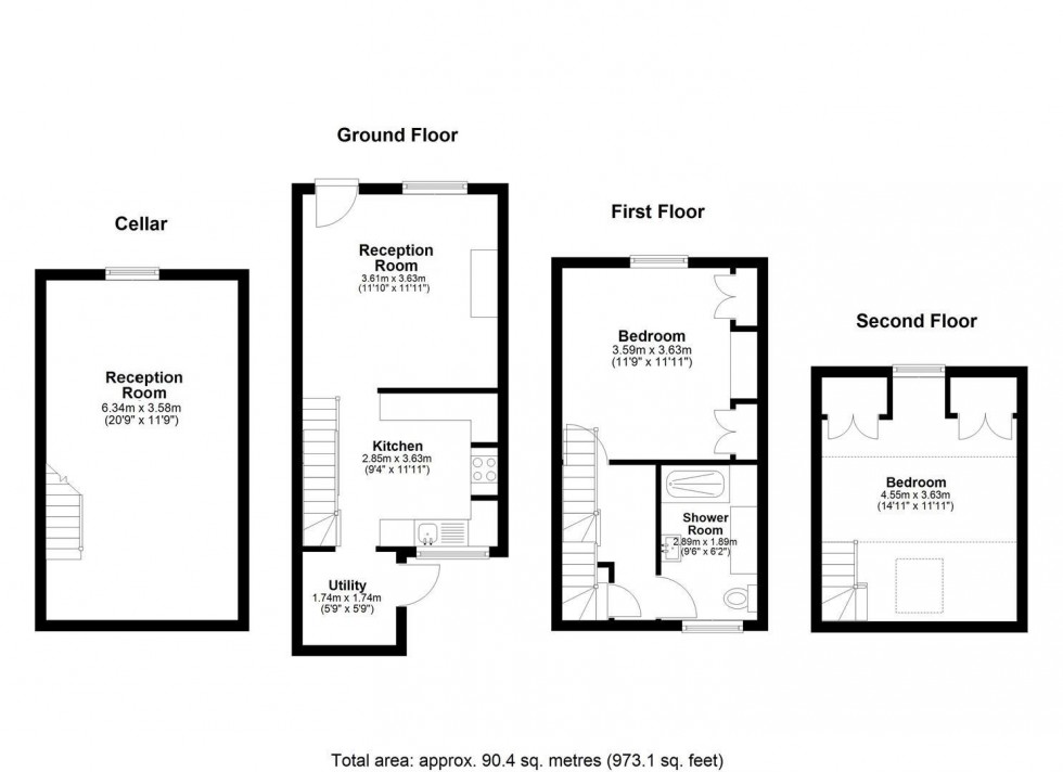 Floorplan for Hartnup Street, Maidstone