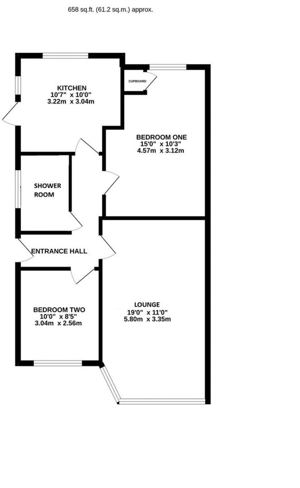 Floorplan for Flaxman Drive, Maidstone