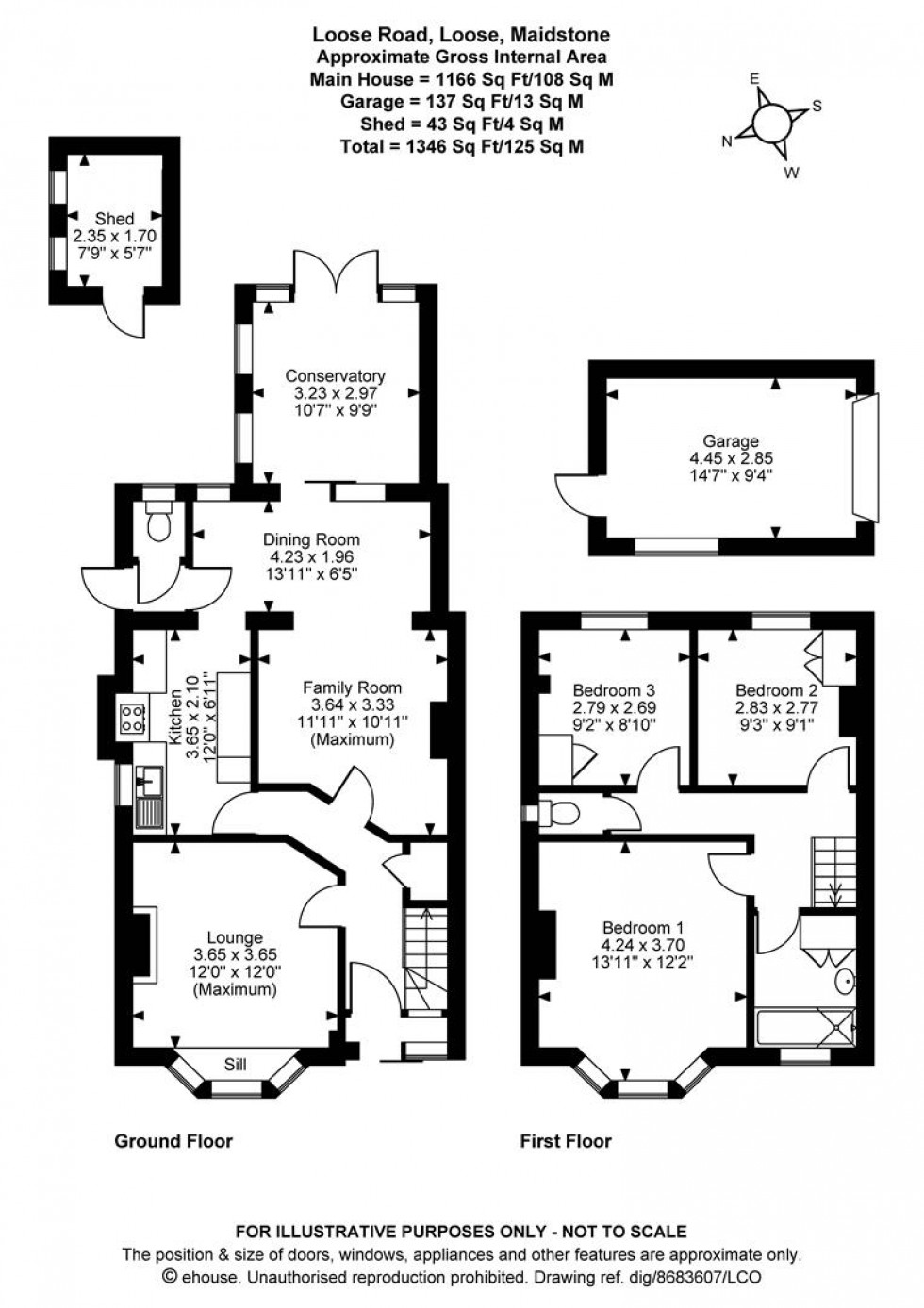 Floorplan for Loose Road, Loose, Maidstone