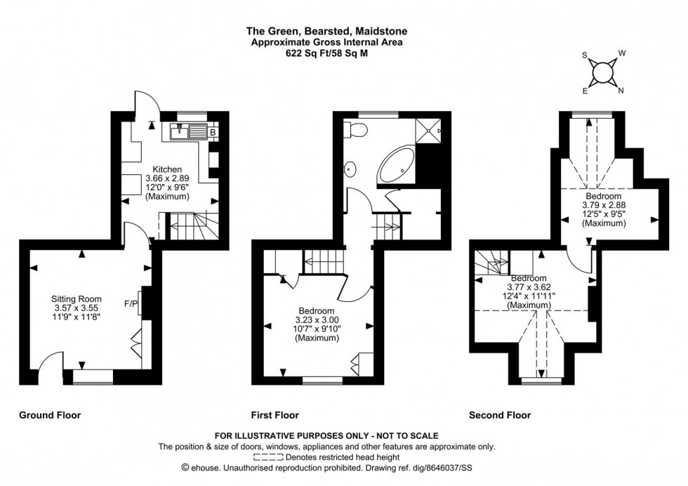 Floorplan for The Green, Bearsted, Maidstone