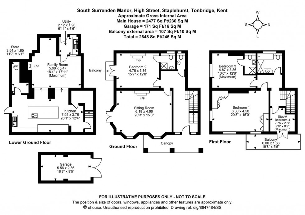 Floorplan for High Street, Staplehurst
