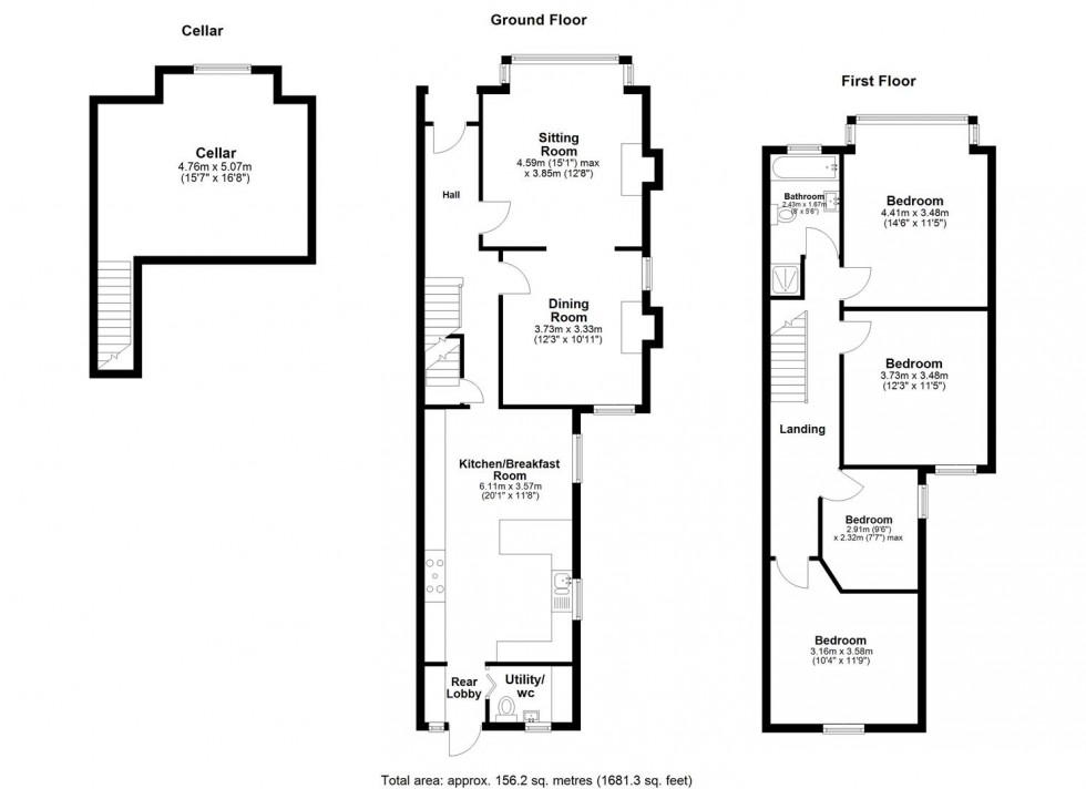 Floorplan for St Lukes Avenue, Maidstone