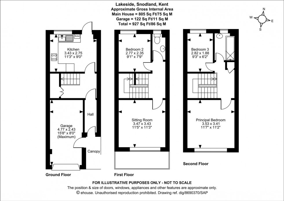 Floorplan for Lakeside, Snodland