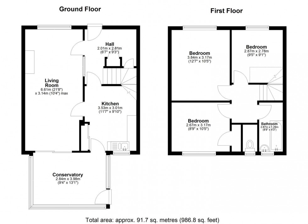 Floorplan for Selby Road, Maidstone