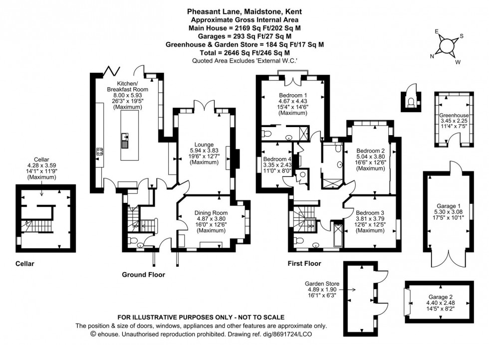 Floorplan for Pheasant Lane, Maidstone