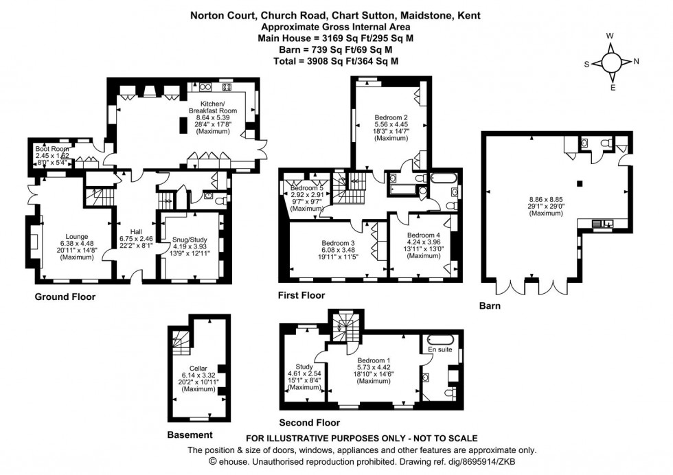 Floorplan for Church Road, Chart Sutton, Maidstone