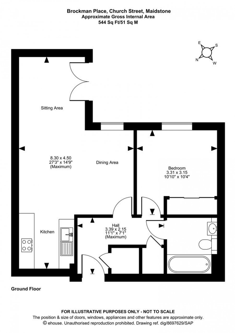 Floorplan for Church Street, Maidstone